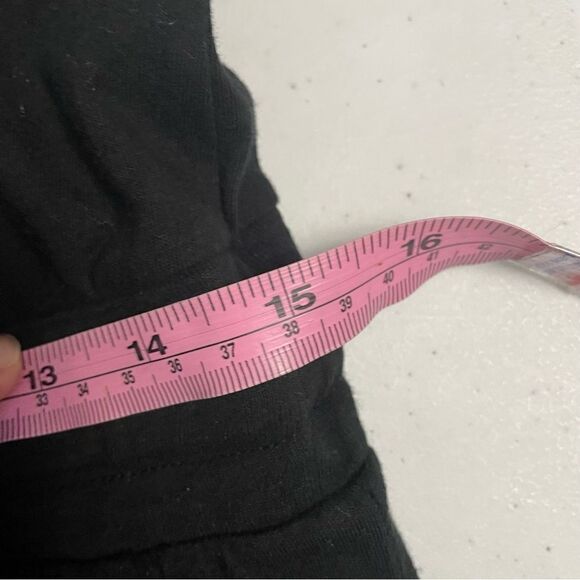 n: Philanthropy x REVOLVE black longsleeve stretchy romper shorts keyhole back M - Picture 10 of 10